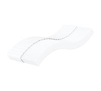 Teenpull Matelas en mousse, blanc, 100 x 210 cm, dureté H2 H3, housse respirante, mousse de polyuréthane 22D pour un confort de sommeil optimal, réversible