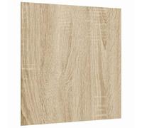 Teenpull Panneaux décoratifs Bois d'ingénierie Chêne Sonoma 12 pcs 30 x 30 x 0,27 cm pour décoration intérieure Bricolage Loisirs créatifs Atelier Collage Peinture Gravure