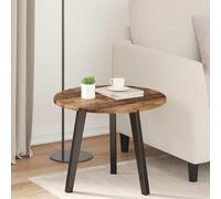Teenpull Plateau de Table Bois Ancien en Bois d'ingénierie 50 x 50 x 1,5 cm Design Rond pour intérieur Moderne Repas Convivial et décoration Minimaliste Durable