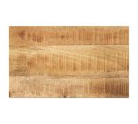 Teenpull Plateau de table rectangulaire 40 x 20 x 2,5 cm - En bois de manguier brut massif - Finition naturelle - Plateau en bois robuste pour bureau, table à manger, bureau d'ordinateur, utilisation