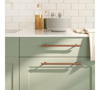 Teenpull Poignées d'Armoire Vintage 10 pcs Bronze 224 mm Acier Inoxydable, Tirants de Tiroir Robustes pour Cuisine, Meubles de Rangement, Quincaillerie Durable