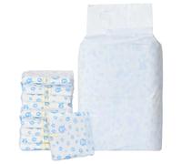 Teenpull Protection hygiénique jetable pour Chien mâle Blanc XS, 30 pièces, Couche absorbante Ajustable pour Incontinence, Chiots, chiennes en Chaleur, Protection Urine et Fuite