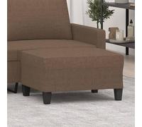 Teenpull Repose-pieds marron 70 x 55 x 41 cm avec housse en tissu pour salon, chambre à coucher, repose-pieds robuste