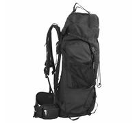 Teenpull Sac à Dos de randonnée Noir 60 L Tissu Oxford avec Cadre métal, Multiples Poches de Rangement, Bretelles Confortables, idéal Camping, Voyage, Sport Urbain