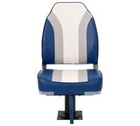 Teenpull Sièges de Bateau Lot de 2 avec piédestal pivotant à 360°, Structure Aluminium et Acier Enduit de Poudre, Dimensions 43x39,5x60 cm, adaptés voilier Catamaran croisière Navigation Nautique