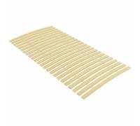 Teenpull Sommier à lattes de rechange 100 x 200 cm, 24 lattes en bois de peuplier à ressorts, pliable, base stable pour cadre de lit, lits plates-formes, surmatelas, meubles, cadre de lit