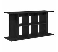 Teenpull Support d'aquarium en bois noir - 120 x 40 x 60 cm - Armoire d'aquarium stable avec espace de rangement et compartiments pour salon, bureau, chambre à coucher - Peu encombrant et moderne