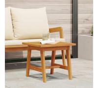 Teenpull Table d'appoint marron en bois massif d'acacia, 45 x 45 x 40 cm, résistante aux intempéries, pour jardin, terrasse, balcon, meuble d'extérieur robuste