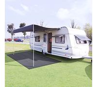 Teenpull Tapis de tente 250 x 600 cm anthracite - Tapis de camping pour auvent, caravane, balcon, terrasse, revêtement de sol extérieur, imperméable, respirant, facile d'entretien