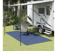 Teenpull Tapis de Tente Bleu 4x2 m en Polyester Mousse PVC résistant UV antidérapant pour Camping randonnée Bivouac abri auvent et Protection Sol extérieur intérieur