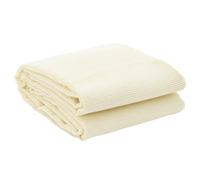 Teenpull Tapis de Tente crème en Polyester Mousse PVC 5x3 m antidérapant résistant UV pour Camping randonnée Bivouac Plein air Protection Sol abri auvent