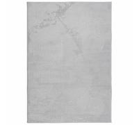 Teenpull Tapis IZA Poils Courts Gris 160x230 cm 100% Polyester Durable Tapis scandinave Doux Moelleux pour Salon Chambre Couloir décoration intérieure Tendance