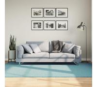 Teenpull Tapis Oviedo à poils courts - Vert - 160 x 230 cm - Doux - Certifié Oeko-Tex Standard 100 - Idéal pour le salon, la chambre à coucher - Compatible avec le chauffage au sol