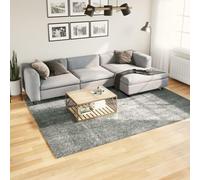 Teenpull Tapis shaggy moderne à poils longs - Vert - 200 x 280 cm - En polypropylène doux et moelleux - Certifié Standard 100 Oeko-TEX - Idéal pour le salon, la chambre à coucher - Compatible avec le