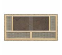 Teenpull Terrarium en bois 80 x 40 x 40 cm, avec façade en verre véritable et filet d'aération en acier, résistant aux intempéries, pour lapins, cochons d'Inde, petits animaux, utilisation en