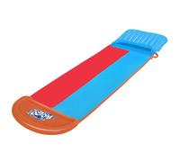 Teenpull Toboggan Aquatique Bestway H2OGO Tsunami Splash Ramp Double avec Rampe d'éclaboussures, PVC résistant 472x140x30,5 cm, Jeu extérieur pour Enfant, Installation Facile, Plaisir Estival