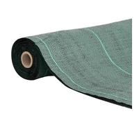 Teenpull Toile anti-mauvaises herbes verte 1 x 100 m, tissu polypropylène stabilisé aux UV pour jardin et aménagement paysager, film anti-mauvaises herbes perméable à l'eau contre la croissance des