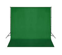 Teenpull Toile de Fond Coton Vert 300x300 cm pour Studio Photo et vidéo, arrière Plan sans Support, Tissu résistant à la décoloration pour Shooting Portrait Mariage événement scène