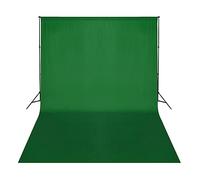 Teenpull Toile de Fond Coton Vert 500x300 cm sans Support pour Photographie Studio vidéo décor Cyclorama Portrait Produit Shooting Mariage événement scène