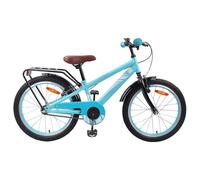 Teenpull Vélo pour Enfants 18 Pouces Bleu Clair avec Cadre Acier Robuste, Selle Ergonomique, Frein à tirage linéaire, adapté aux 5-7 Ans, vélo Polyvalent pour Balade et randonnée Urbaine