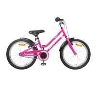 Teenpull Vélo pour Enfants 24 Pouces Acier Rose Noir avec Frein linéaire, Selle Ajustable, Cadre Rigide, idéal pour randonnée, Balade, Cyclisme Urbain, pour 8-12 Ans