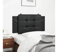 Teenpull Zadar Coussin de tête de lit Noir 100 cm en cuir synthétique résistant aux taches pour un excellent soutien dorsal Convient aux cadres de lit