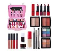 Teens Makeup Kit, Large Capacity Cosmetic Set, Waterproof Makeup Palettes With Case, Long-Lasting Make Up, Ideal for Any Occasions, Dressups Accessories
