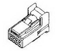 Teensy TE Connectivity MULTILOCK 025 Lot de 5 connecteurs pour voiture 8 broches mâles avec grille 2,2 mm 2 rangées
