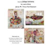 Teeny Tiny Quilt Collage Patterns - Groupe 1 par Laura Heine