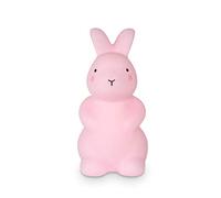 Teeny & Tiny Veilleuse en silicone souple, à LED, avec batterie, motif lapin, 200 g