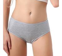 TEERFU 5Pack Womens Bamboo Brief Soft Underwear Breathable Panties 5Colors