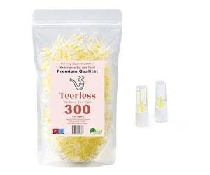 TEERLESS Filtres à cigarettes 8 mm Regular - 300 pièces - Embouts microfiltrants pour cigarettes Regular et King Size, compatibles avec papier à cigarette, machines à tuber, tubes et porte-cigarettes