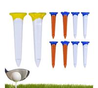 Tees de golf | 10 marqueurs portables stables en couleurs | Marqueur pour balles et équipement pour pratiquer le golf - pour adultes amateurs débutants, golfeurs amateurs, femmes et hommes