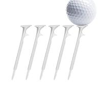 Tees De Golf - ABS, Paquet De 5 Tees En Plastique Durable, Compatibilité Améliorée Avec Le Swing | Cohérence Fiable, Accessoire Parfait Pour La Pratique Du Golf Pour Le Practice, Le Jeu Sur Parcours E