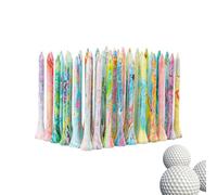 Tees de golf colorés, en bois, bonne élasticité, stable | Coloré comme aide à l'entraînement, la gamme de conduite, la cour, la simulation intérieure, appareil d'exercice portable