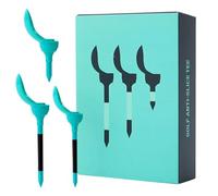 Tees De Golf Courts - 8 Pièces Accessoires D'Entraînement en Forme De Pétale,Petits Tees De Golf,pour Hommes Et Femmes Athlètes sur Parcours Pelouse Compétition Et Entraînement en Extérieur Élan
