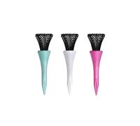 Tees de golf en bambou - Tees de golf en plastique - Design Castle Tees en maille, base d'outils antidérapante, 3 pièces, très élastique, pour une utilisation durable en intérieur, pour la pratique à