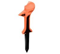 Tees de golf inclinés à 10 degrés : précision - Améliore la rotation de la balle - Idéal pour l'entraînement, les leçons et la pratique quotidienne (orange)