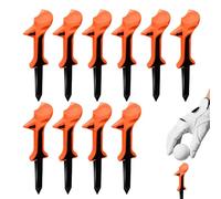 Tees De Golf Longs - Support de Hauteur 8,0 cm,10 Pièces Design à Tête Inclinée 10 Degrés pour Balle de Golf - pour la Pratique et l'Entraînement des Drives Longs et Droits en Accessoires Sportifs