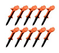 Tees De Golf Longs,Support de Hauteur 8, 0cm | 10 Pièces Tees Longs À Tête Inclinée 10 Degrés À Faible Friction,pour des Drives Et Droits Réduction De La Friction De