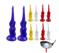 Tees de golf pour hommes, 10 pièces d'équipement d'entraînement portable, Tees pour putting Green - pour pratique de swing Rod Compétition Intérieur Extérieur Pelouse Hommes Femmes Athlètes
