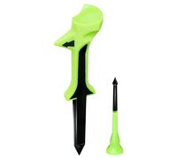 Tees de golf, tees de précision d'inclinaison à 10°, 8,3 x 2,5 x 2,9 cm, base conique réduisant la friction, fournitures d'entraînement de golf pour golfeurs, débutants, gammes, leçons et pratique du