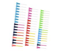 Tees de, Tee de Double Couche Tee de en Silicone 50 Pièces 83 Mm coloré en Silicone Souple en Plastique Double Couche Tee de Non Toxique