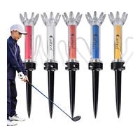 Tees Pegs Tees de golf magnétiques, tees de golf magnétiques, aimants de thé de golf magnétiques avec design rotatif à 360°, tees de golf magnétiques, tees de golf Big Cup avec une excellente