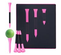 Tees pour golf - Plate-forme de démarrage flexible, silhouette de 2,12 x 2,12 x 0,59 pouces, couche d'alignement précise pour la d' , unité matérielle durable de haute densité | Porte-thé