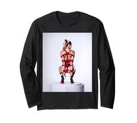 Tees Sexy Shibari Art - Modèle en Corde Shibari sur piédestal Manche Longue