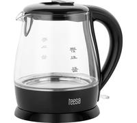 TEESA Bouilloire électrique en verre 1L LED Noir TSA1030B Nouveau