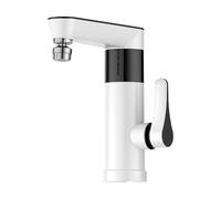 Teesa Chauffe-eau électrique instantané - Robinet - Blanc - Avec affichage LED - 3000 W - En acier inoxydable IPX4