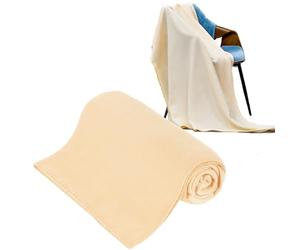 Teesa Couverture Polaire 130 x 150 cm Crème TSA8900-4