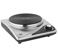 Teesa Cuisinière électrique monobloc 1500W, Acier inoxydable, TSA0202, Portable
